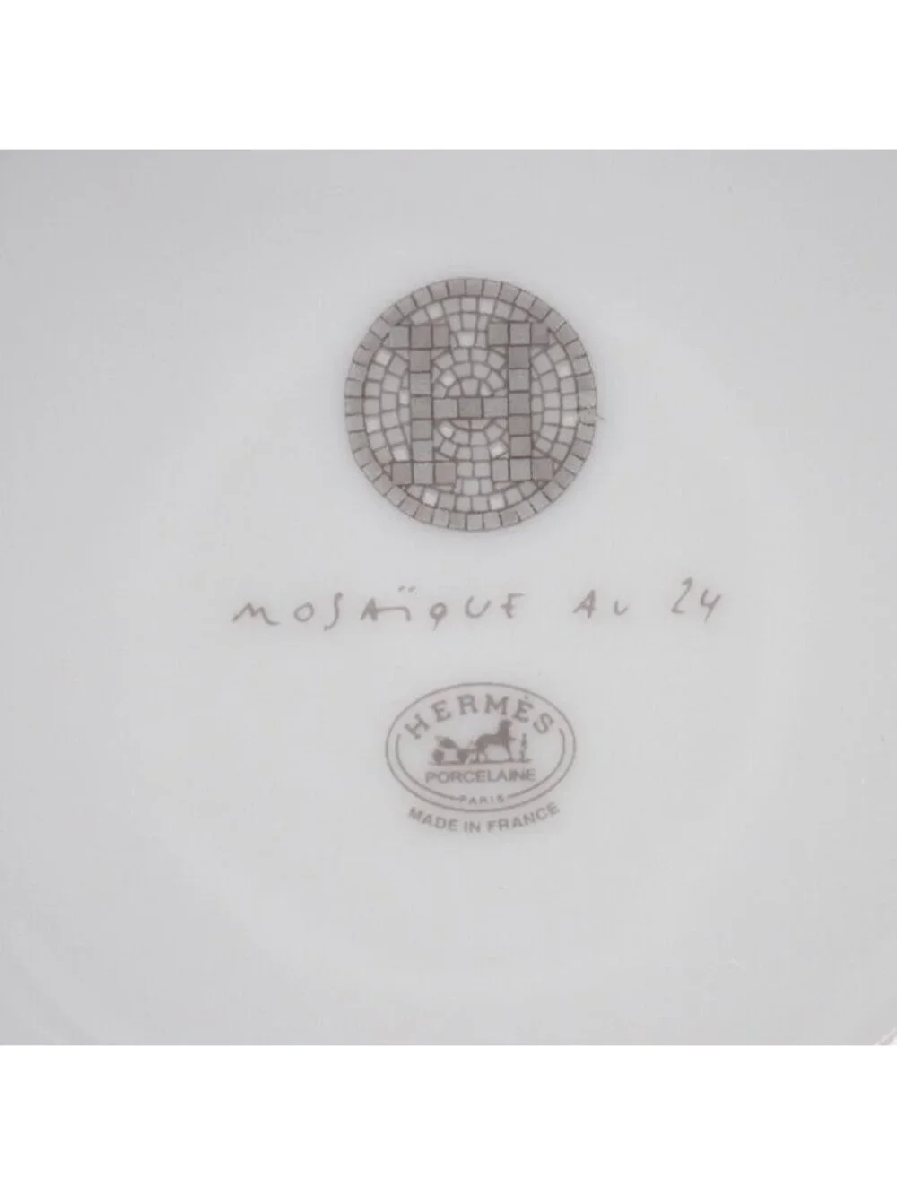 Hermes Mosaic 24 Goods Included Tableware Western Cup Porcelain Gray